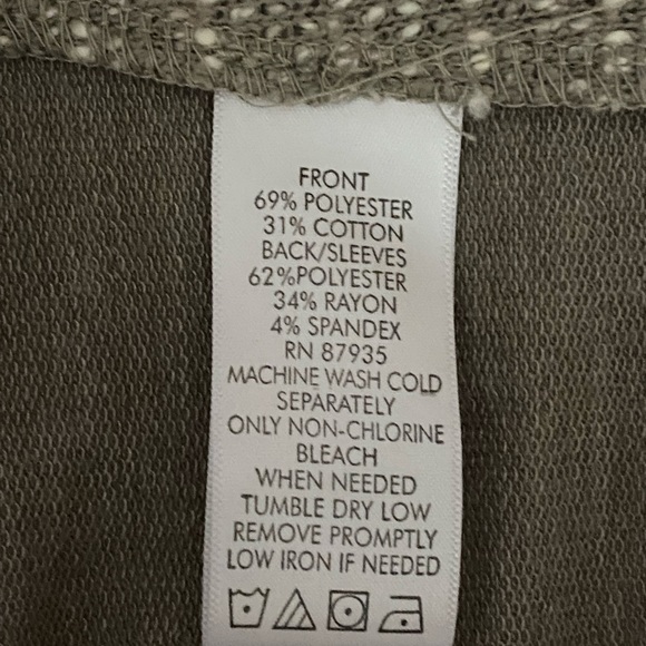 LOGO By Lori Goldstein Boucle Flyaway Cardigan Small - Picture 10 of 10